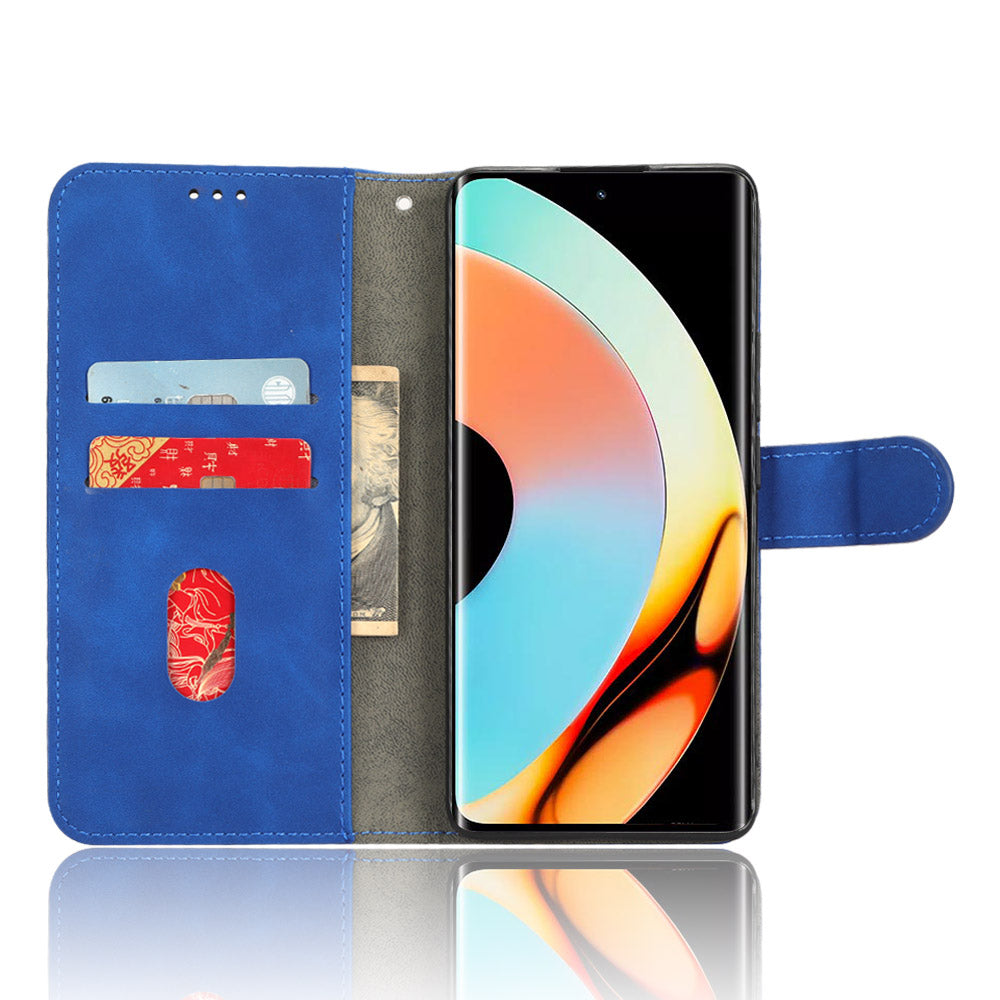For Realme 10 Pro 5G Skin-touch Feeling PU Leather Flip Phone Case Drop-proof Magnetic Clasp Cell Phone Cover Wallet Stand with Wrist Strap For Realme 10 Pro 5G Skin-touch Feeling PU Leather Flip Phone Case Drop-proof Magnetic Clasp Cell Phone Cover Wallet Stand with Wrist Strap